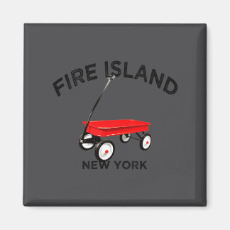 Aimant Fire Island Large Version Red Wagon Long Island Ny