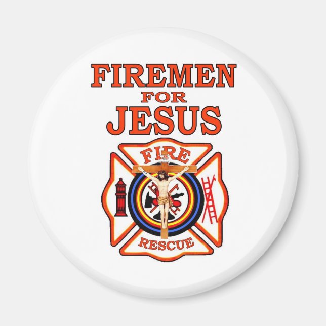AIMANT FIREMEN POUR JÉSUS (Devant)