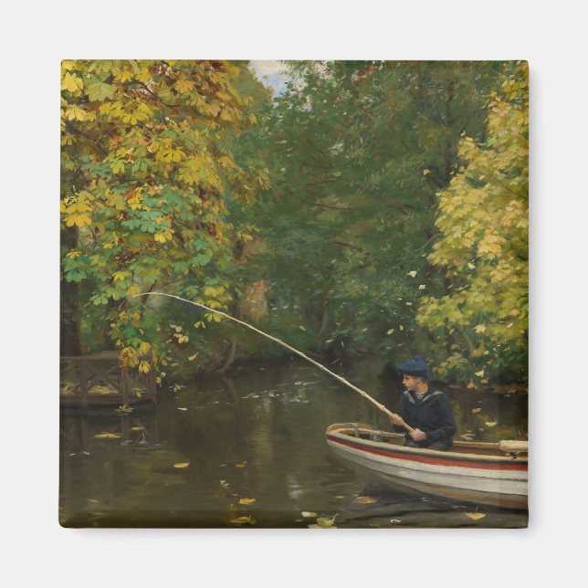 Aimant Fishing Boy (par Hans Andersen Brendekilde) (Devant)