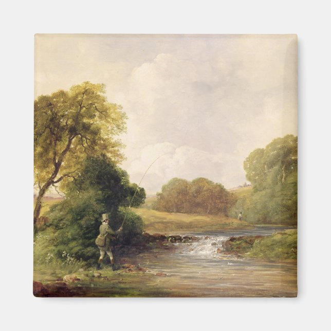 Aimant Fishing (pétrole contre canvas) (Devant)