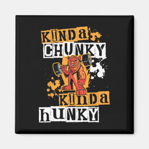 Aimant Fitness de gym Drôle Devil Uni Chunky-hunky W
