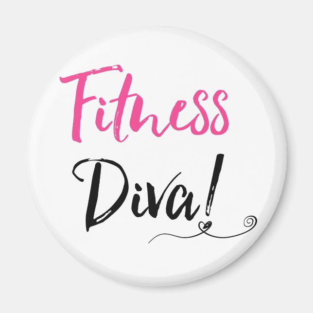 Aimant "Fitness Diva" (Devant)