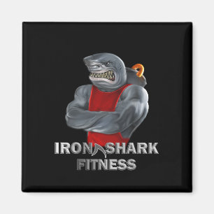 Aimant Fitness Iron Shark Salle De Fitness Bodybuilding K
