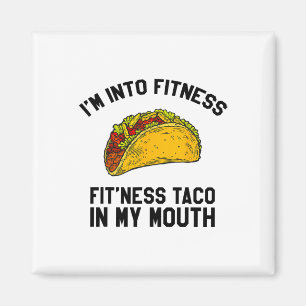 Aimant Fitness Mens Taco Funny Gym Mexicain Pour Taco Lov