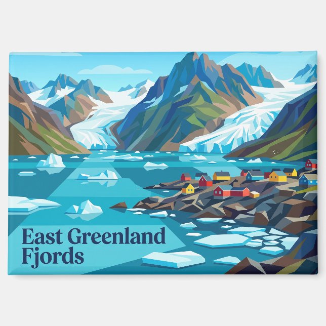 Aimant Fjords du Groenland oriental (Recto)