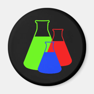 Aimant Flacon erlenmeyer Multicolore