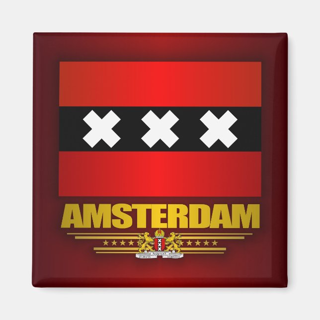 Aimant Flag of Amsterdam (Devant)