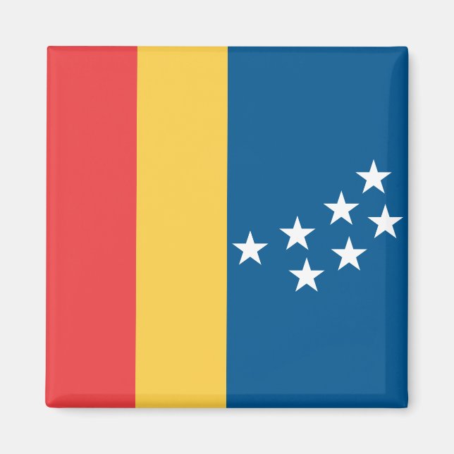 Aimant Flag of Durham (North Carolina, USA) (Devant)