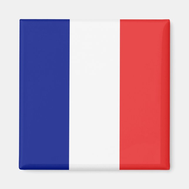 Aimant Flag of France French Tricolore (Devant)
