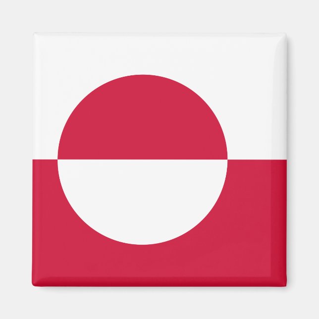 Aimant Flag of Greenland (Devant)