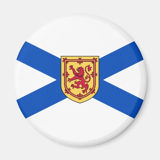 Aimant Flag of Nova Scotia (Canadian Province) (Devant)