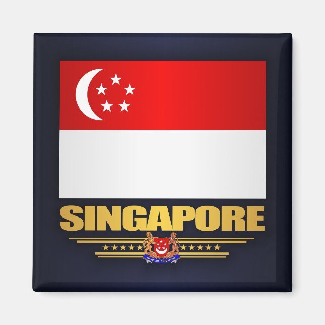 Aimant Flag of Singapore (Devant)