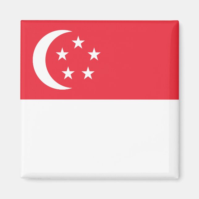 Aimant Flag of Singapore (Devant)