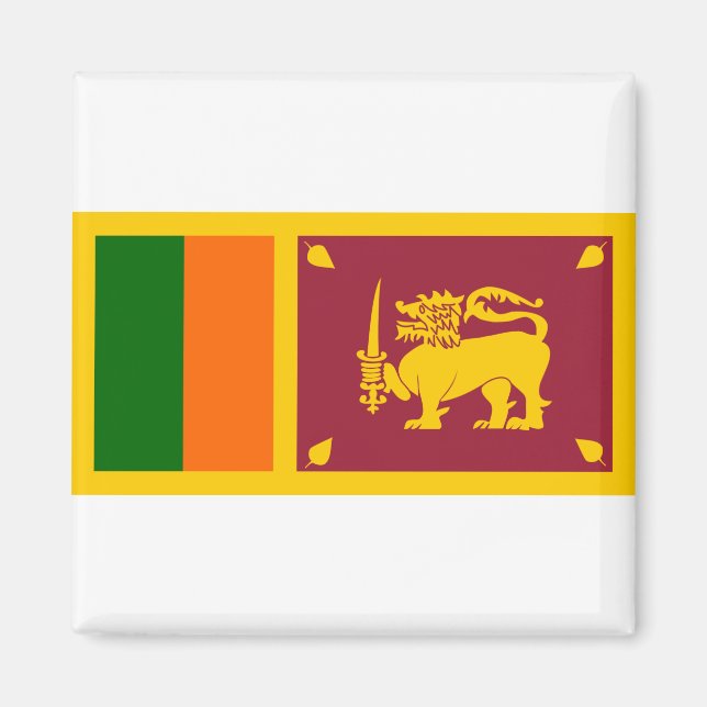 Aimant Flag of Sri Lanka (Devant)