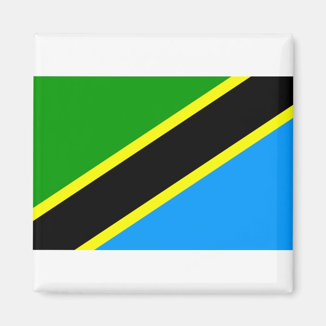 Aimant Flag of Tanzania (Devant)