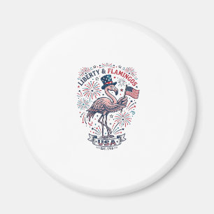 Aimant Flamant Patriotique Design de Chemise avec Gravure
