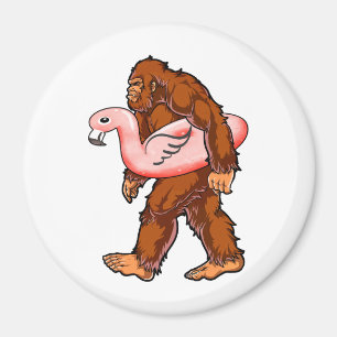 Aimant Flamant rose Bigfoot