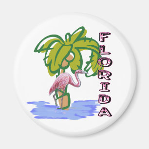 Aimant Flamant rose de Floride