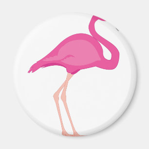 Aimant Flamant rose rose