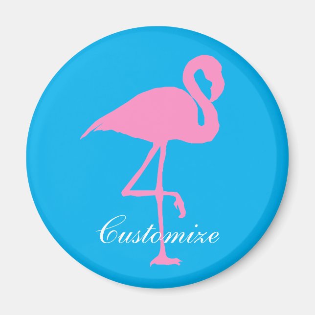 Aimant Flamant rose rose Thunder_Cove (Devant)