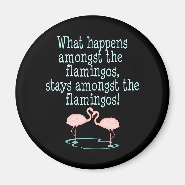 Aimant Flamants roses (Devant)