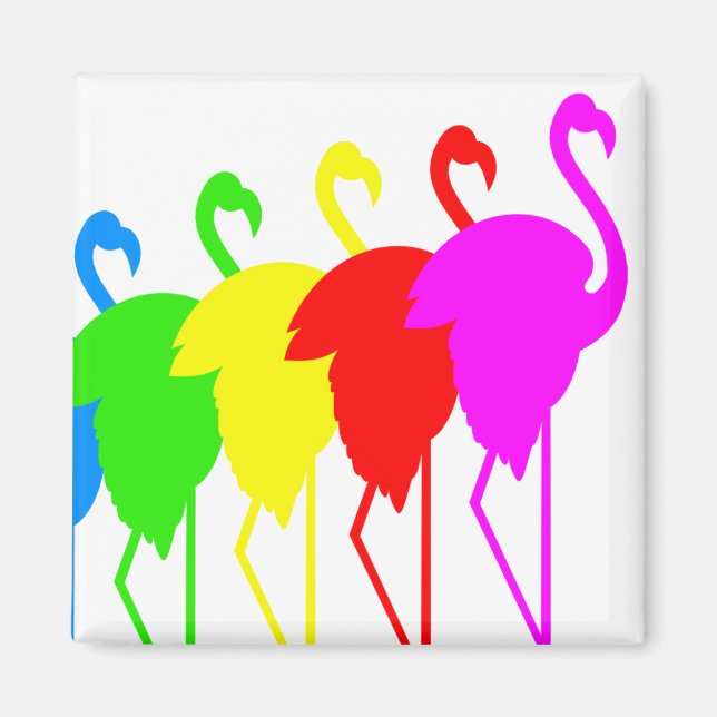 Aimant Flamants roses (Devant)