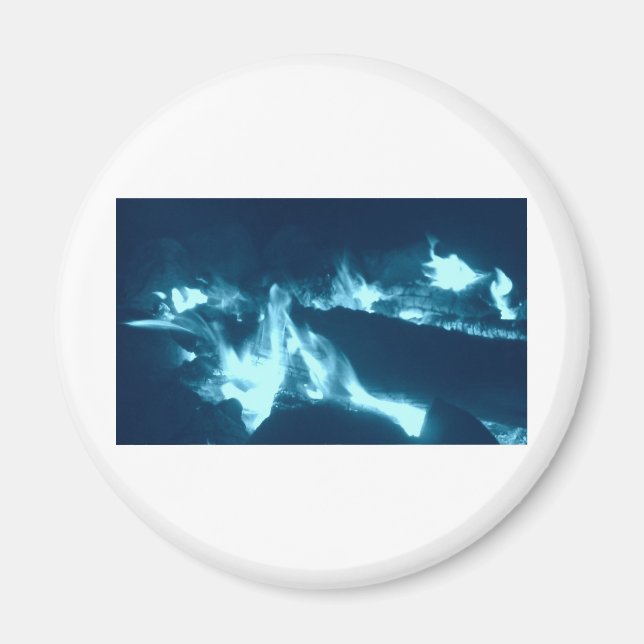 Aimant Flamme bleue (Devant)