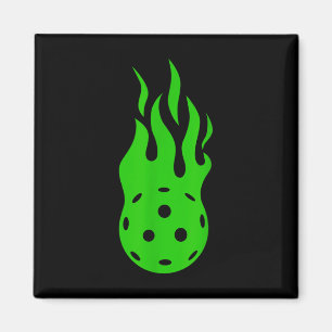 Aimant Flamme de Pickleball - Pickleball de tennis de raq