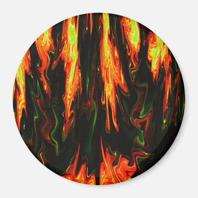 Aimant Flammes de lave.... (Devant)