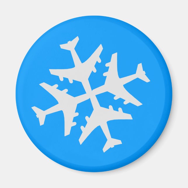 Aimant Flèche-neige de l'avion (Devant)
