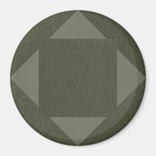 Aimant Flèche Verte Mousse avec Texture Bruyante