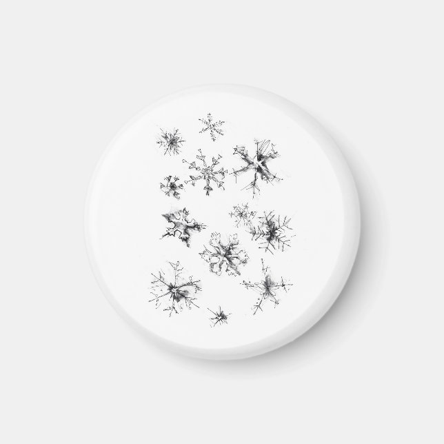Aimant Flèches de neige en chute délicate (Devant)