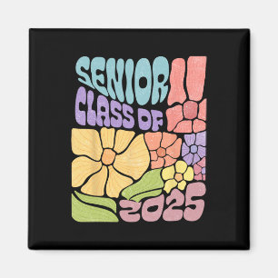 Aimant Fleur Boho Cl de 2025 Senior 2025 Diplômé 25 Retou