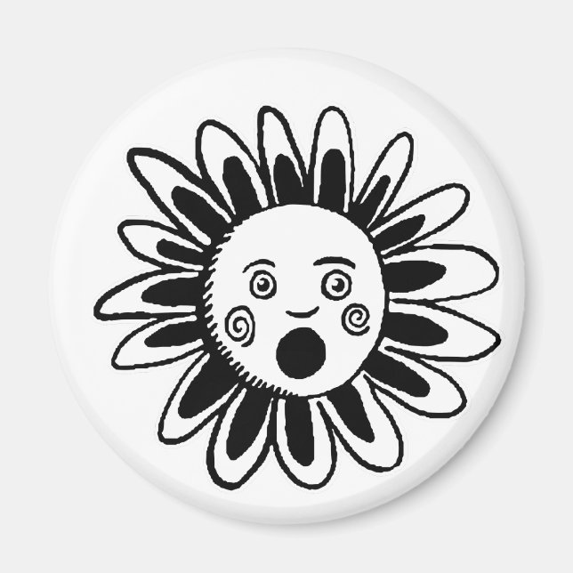 Aimant Fleur chantante (Devant)
