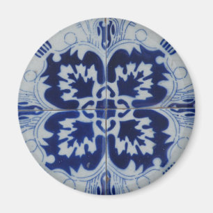 Aimant Fleur d'Azulejo