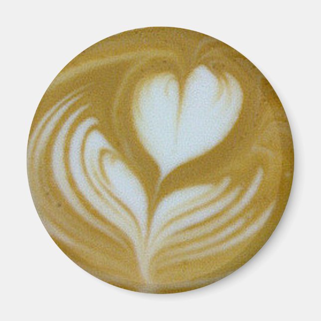 Aimant fleur de coeur (Devant)