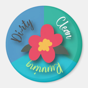 Aimant Fleur de cuisine d'aimant de lave-vaisselle jolie