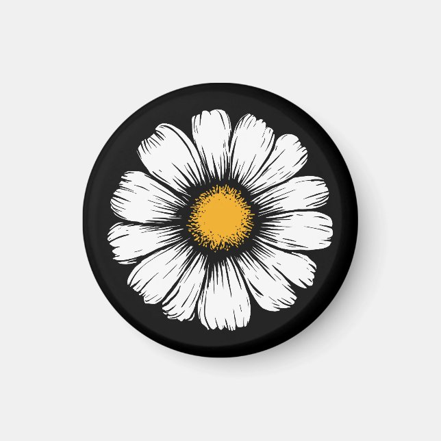 Aimant Fleur de Daisy (Devant)