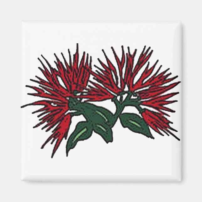 Aimant Fleur de Lehua (Devant)