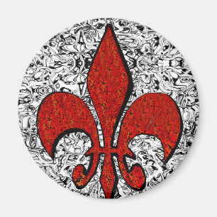 Aimant fleur de lis