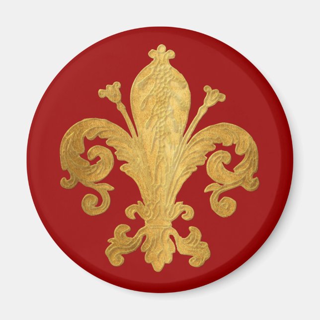 Aimant Fleur de lis (Devant)