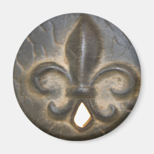 Aimant Fleur De Lis Design