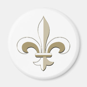 Aimant Fleur de lis - or