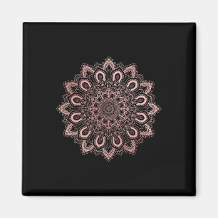 Aimant Fleur de Lotus Ornementale Mandala de Yoga