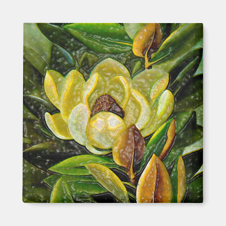 Aimant Fleur de Magnolia