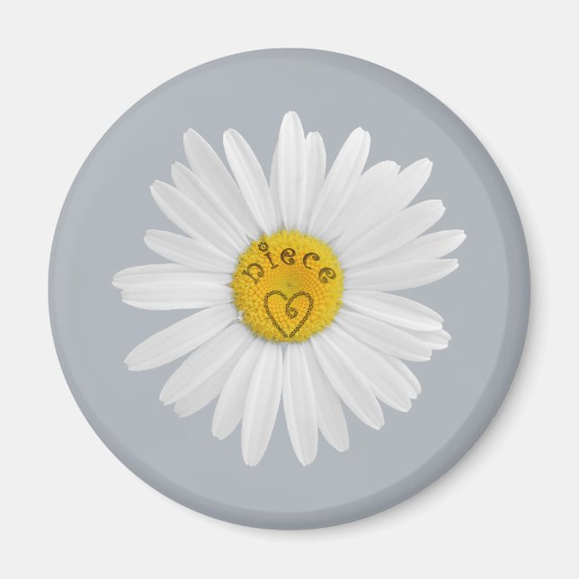 Aimant Fleur de marguerite pour Arrière - plan de la Pers (Devant)