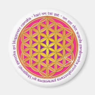 Aimant Fleur De Vie / Mantra Moola