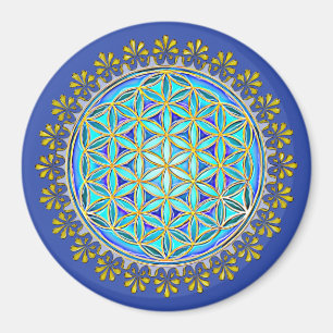 Aimant Fleur De Vie - Ornements Vintages En Fleurs 1