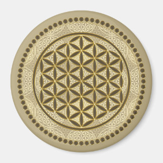 Aimant FLEUR DE VIE - Symbole d'art de géométrie sacrée 2