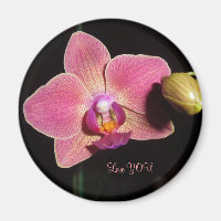 Fleur d'orchidée de l'Autisme AMOUR